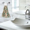 thumbnail image 7 of 2PCS Velcro Hangable Hand Towels Quick-Drying Hanging Kitchen Towels for Kitchen & Bathroom Natural Abstract Shapes, 7 of 7