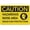 Warning Sign 3, variant on Caution PPE Goggles Required In This Area Aluminum Metal Tin Sign 8"x12" - Safety Restriction Alert Warning Plate, PPE Goggles Sign