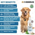 thumbnail image 3 of Premium Anti Itch Dog Shampoo for Sensitive Skin, Made in USA, Dry Skin Treatment for Dogs, Great for Allergies, Itching Skin, Hot Spots, Clean Ingredients & Allergy Relief, 16 OZ [We Love Doodles], 3 of 5