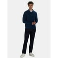 thumbnail image 6 of Ozark Trail Men's & Big Men's Quarter Zip Pullover with Long Sleeves, Sizes S-3XL, 6 of 6
