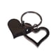 thumbnail image 1 of Llavero corazón metálico con placa grabable-Serce, 1 of 5