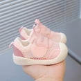 thumbnail image 3 of Fozruso Toddler Boys And Girls Breathable Quick Drying Mesh Sports Beach Sandals Lightweight Closed Toe Sandals Sports Shoes,Sizes 6.5 Toddlers 15-18 Months(Pink), 3 of 6
