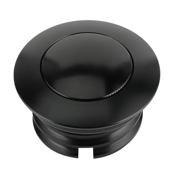 MAYUJIAA Fuel Tank Cover Push Type CNC Aluminum Alloy Oil Filler Cap Replacement Exterior PartsBlack QM321-50164