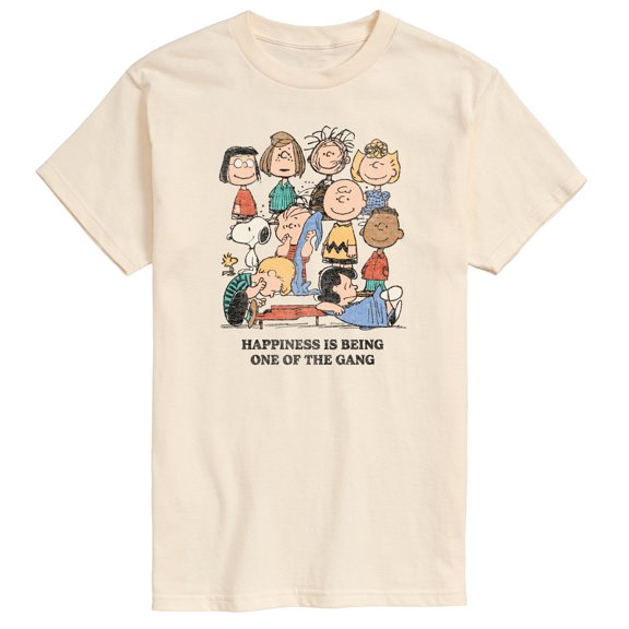 Peanuts - Happiness Is - Men's Short Sleeve Graphic T-Shirt