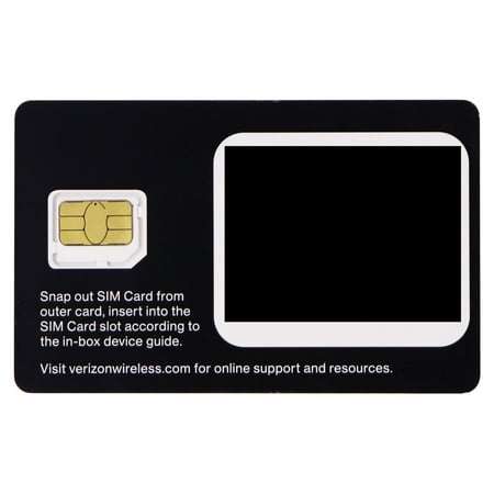 Verizon Wireless 4G LTE Micro SIM Card (BULKSIM-NFC-A) | Walmart Canada