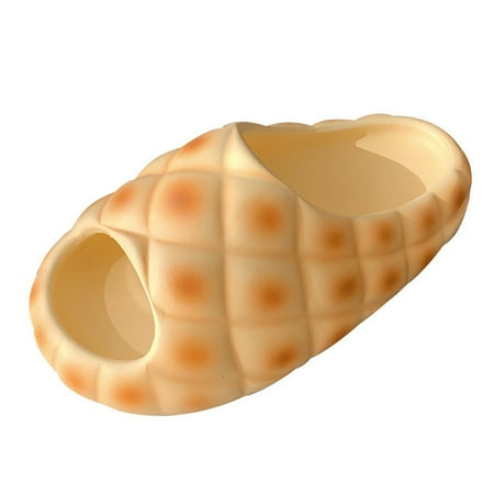

XIAQUJ Women s Summer Korean Creative Slippers Thick Sole Cute Home Fashion Fun Bread Slippers Slippers for Women 2024 YE1 6.5