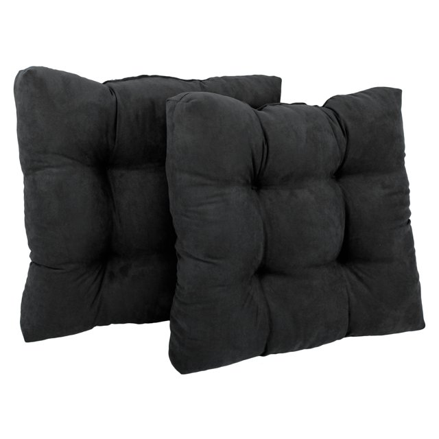Almohadón para Silla Blazing Needles Microsuede 48x48x13 cm Paquete de 2