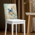thumbnail image 2 of Xoenoiee Horse Sunflower Butterfly Print Chair Back Covers for Dining Chairs, Washable Removable Chair Slipcover Back Chairs Protector for Wedding Shower Party Ceremony Hotel, 1 Pack, 2 of 7