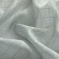 thumbnail image 2 of Mainstays Windowpane Sheer Curtain Panel Pair, Set of 2, Soft Silver, 38" W x 84" L, 2 of 8