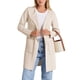 thumbnail image 3 of Abrigo Informal Cómodo de Lana con Solapa para Mujer, Chaqueta Informal de Moda, Abrigo , Ropa de Otoño e Invierno Crema L, 3 of 10