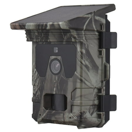 Game Solar Powered Hunting Camera 4K Videos 50MP Pictures Solar Trail Camera