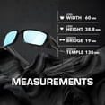 thumbnail image 5 of Oakley OO9096 Fuel Cell Rectangle Shaped Polarized Sunglasses for Men - Includes Official Eyewear Kit - Matte Black Frame with Prizm Deep Water Lens, 5 of 6