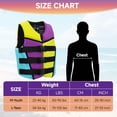 thumbnail image 4 of Kids Swim Vest Life Jacket Youth,Adjustable Flotation Buoyancy Swimsuit Trainer Vests,Swimming Aid Jacket for Boys Girls,Kayaking Fishing Sailing,Fit for 50-125 lbs, 4 of 11