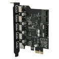 thumbnail image 2 of PC Eto Port US,PCI-E to 5 Port Adapter Card Converter Adapter Card Optimal Efficiency, 2 of 14