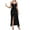 Black dresses, variant on Wycnly Dresses for Women 2025 Wedding Guest Elegant Embroidery Sexy Slit Wrap Hip Hem Cami Long Dresses Floral Print Sleeveless V-Neck Maxi Formal Dresses for Women Black s