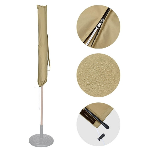 Yescom Portable Waterproof Patio Umbrella Protective Cover Bag Water Resistant Polyester Sew In Glassfiber Rod 8 9 10 13 Garden Com Yescom Portable Waterproof Patio, How To Sew A Patio Umbrella Cover