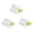Green, 3 pack, variant on Magik 3-6 Pack Rolling Tube Toothpaste Squeezer Easy Dispenser Seat Holder Stand