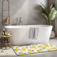 thumbnail image 2 of Yellow Lemon Fruit Flowers White Pattern Kitchen Rug Mat,Kitchen Runner Rugs Non Skid Washable,Decorative Kitchen Floor Mats for Kitchen,Sink,Laundry,17"x47.2", 2 of 7