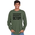 thumbnail image 5 of Octopi Day Math Geek Nerd Octopus Long Sleeve TShirt Men Women Brisco Brands X, 5 of 6
