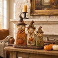 thumbnail image 7 of Vintage Wooden Scarecrow Fall Decor Set, Rustic Harvest Decor Collection with Scarecrow & Friends, Farmhouse Tabletop Ornaments for Autumn, 7 of 7