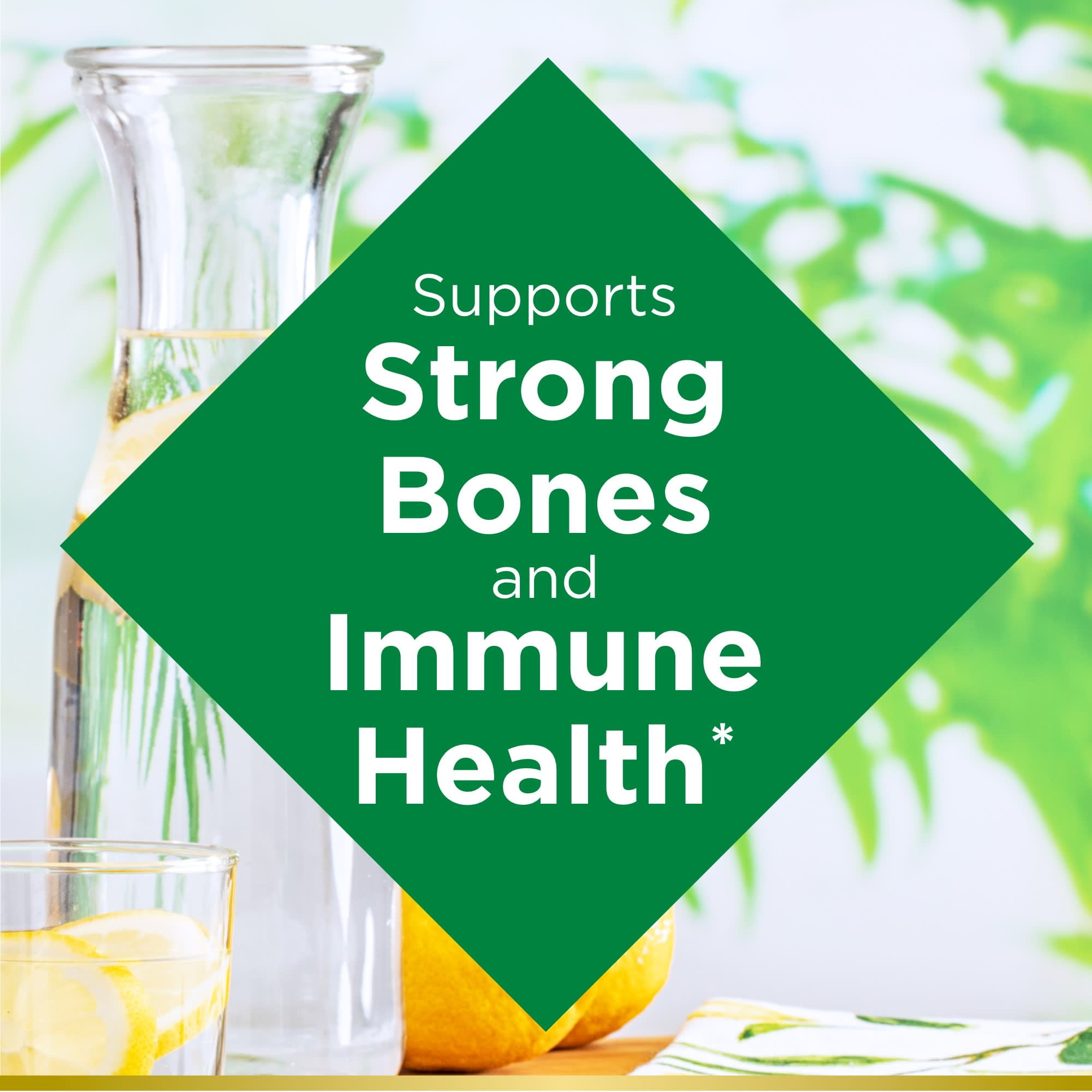 Nature’s Bounty Vitamin D3 5000 IU Softgels for Bone & Immune Support, Vitamin Supplement, 240 Ct