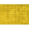 thumbnail image 1 of Ahgly Company Machine Washable Indoor Rectangle Persian Yellow Traditional Area Rugs, 8' x 10', 1 of 4