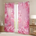 thumbnail image 2 of Feelyou Princess Party Curtains Pack of 2 (42x84 Each), Monogrammed S Curtains Blackout, 2 of 6