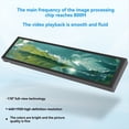 thumbnail image 2 of 11.26inch IPS USB Secondary Screen for CPU/GPU Monitoring USB Long Secondary Screen Display,1 * USB Secondary Screen,Black, 2 of 8