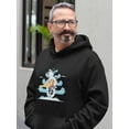 thumbnail image 2 of Tibetan Monk Design Hoodie Men -Image by Shutterstock, Male x-Large, 2 of 4