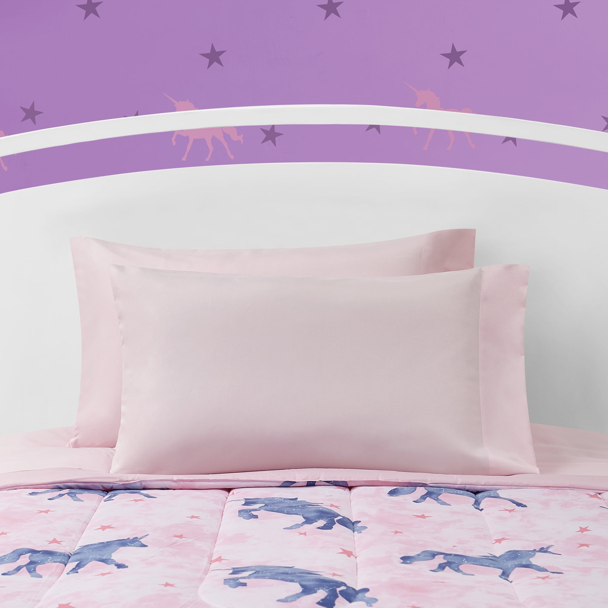 Your Zone Kids Unicorn Magic Twin Bed-in-a-Bag Bedding Set, 5 Pieces