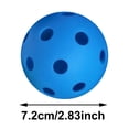 thumbnail image 3 of 1 Pc Blue 26 Holes Pickleball Ball, 2.8 Inch Blue Polymer Pickle Balls, Aerodynamic Stable Ball for Indoor & Outdoor Court, Recreational Sports Training & Backyard Game, 3 of 7