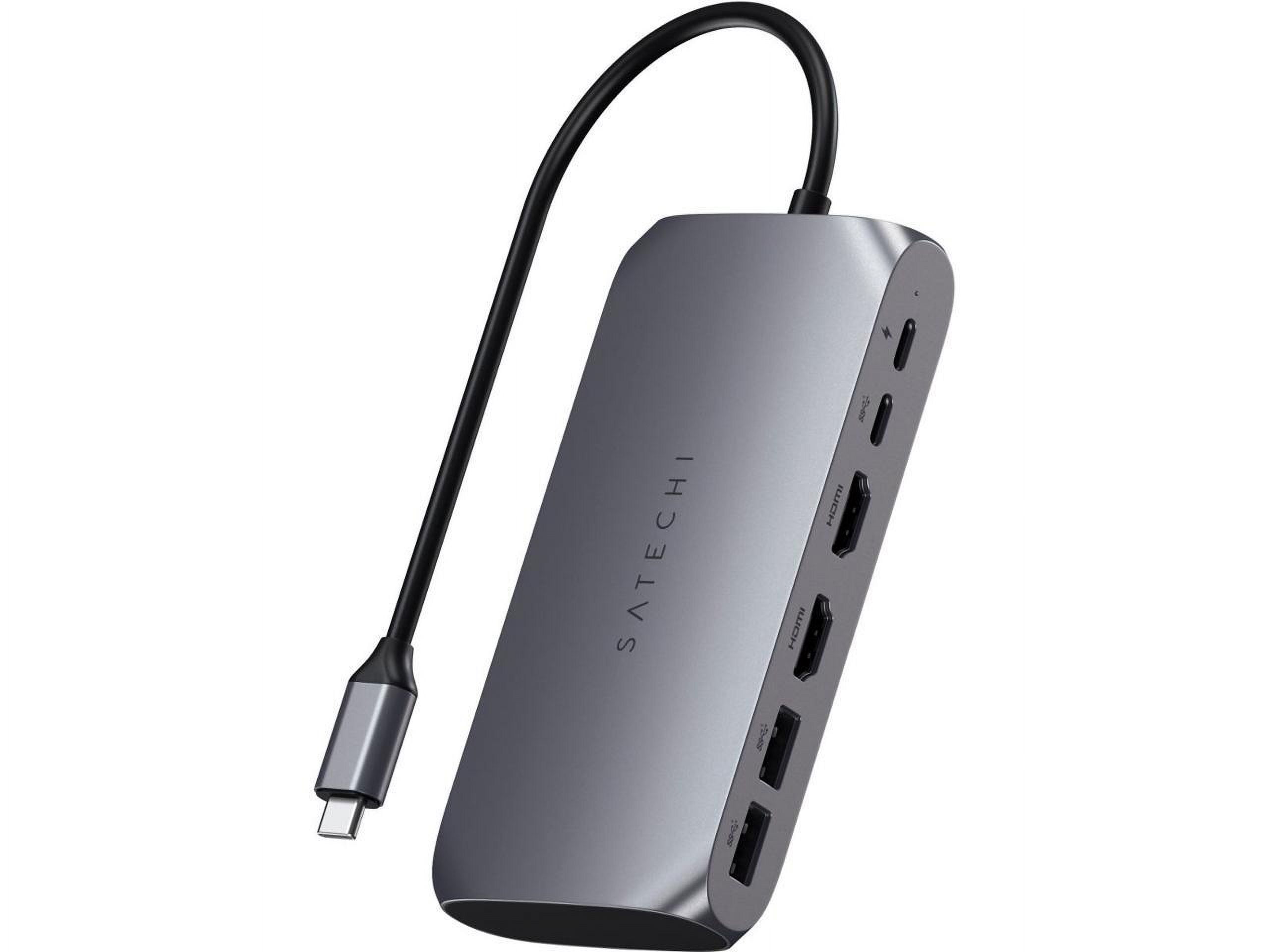 Satechi Câble HDMI Type - C en Aluminium 4K 60Hz - pour Macbook Pro/Air  M2/M1, iPad Pro/Air M2/M1, Mac Mini M2, iMac M1 (Gris Sidéral)