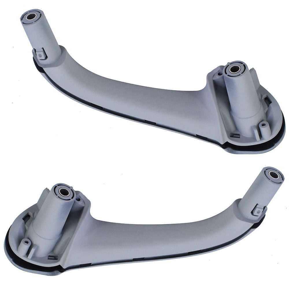 labwork Front Left & Right Interior Door Pull Handle Set Gray fit for 2003-2007 Mercedes-Benz W203 C-Class