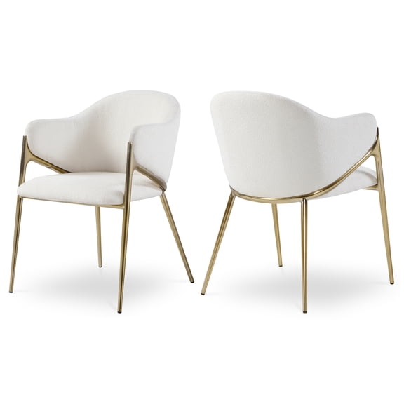 Meridian Furniture Nial Cream Dining Chair (Set of 2)