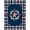 Navy Blue Cream Red, Pattern 9, variant on Design&I 8'x10' Washable Area Rug Stars Stripes Welcome Vintage Border Door Striped Patriotic Way Refined for Living Room, Family Extra Large Skid-Resistant Low Profile