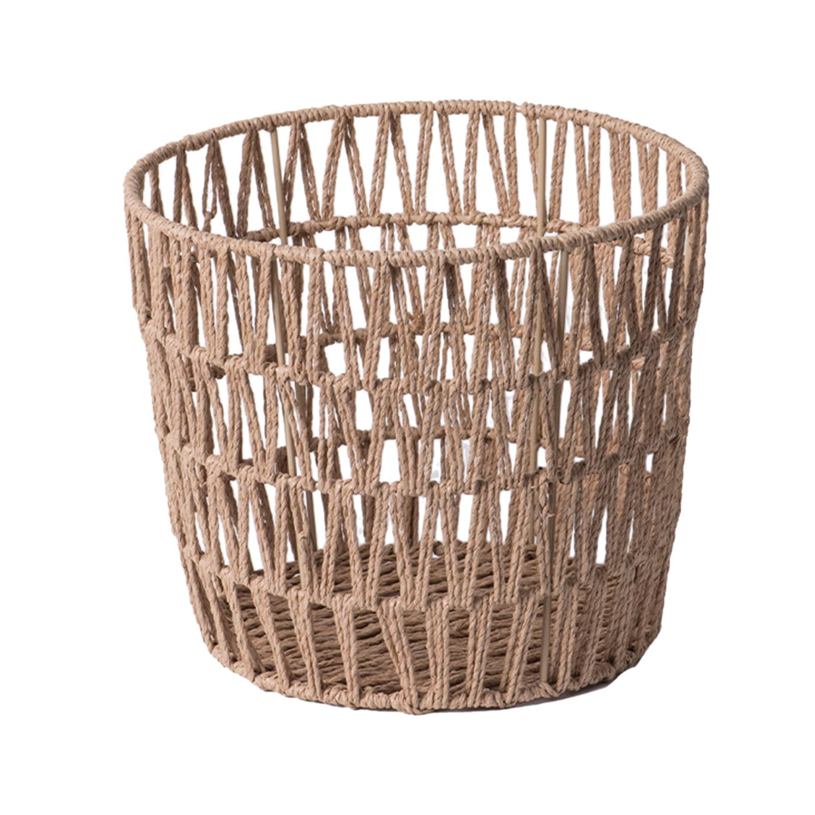 Baoblaze Laundry Basket Freestanding Organizer Snacks Storage Laundry Bin Toy Box Storage B