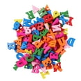 thumbnail image 1 of 100Pcs Decorative Wooden Letters Colorful Wooden Alphabet Wall Letter for Home and Party Decoration, 1 of 6