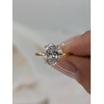 thumbnail image 2 of SOLITAIRE JEWELS 2.9Ct Oval Moissanite Diamond Engagement Ring 18K Yellow Gold Solitaire Ring, 2 of 8