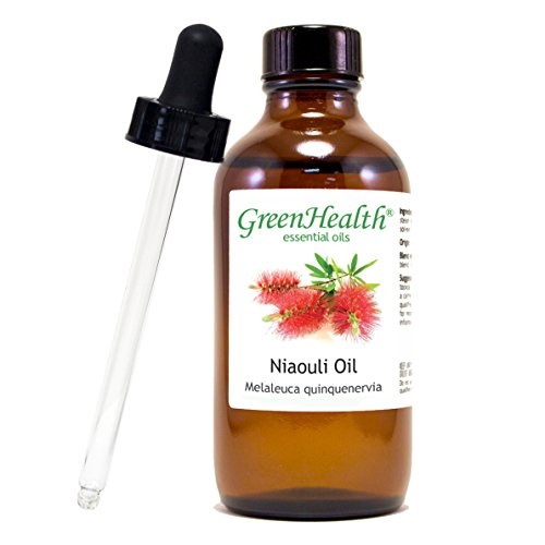 Niaouli Essential Oil 4 fl oz 118 ml Glass Bottle w/ Glass Dropper 100 Pure GreenHealth