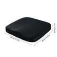 thumbnail image 3 of Kumdkd Memory Foam Seat Cushion 16x16 Inches, Non-Slip Universal Chair Pad for Office Car Home, Slow-Rebound Comfort for Back & Hip Support, Black Polyester Cover, All-Season Use, 3 of 6