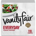 thumbnail image 3 of Vanity Fair Everyday Paper Napkins - 110 2-Ply Disposable Napkins (Pack of 3) - 330 Total, 3 of 5