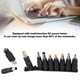thumbnail image 3 of Kits de adaptador de corriente CC ANGGREK 8PCS Conector de CC universal Negro, 3 of 8