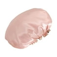 thumbnail image 1 of Gorro de ducha Gorro de baño Elástico Doble Capa Ajustable Reutilizable Forro Impermeable champán, 1 of 9