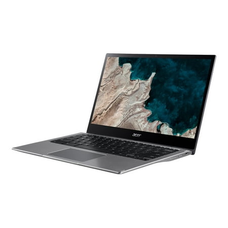 Acer Chromebook Spin 513 R841T - Flip design - Snapdragon 7c Kryo 468 - Chrome OS - Qualcomm Adreno 618 - 4 GB RAM - 64 GB eMMC - 13.3" IPS touchscreen 1920 x 1080 (Full HD) - Wi-Fi 5 - steel gray - kbd: US