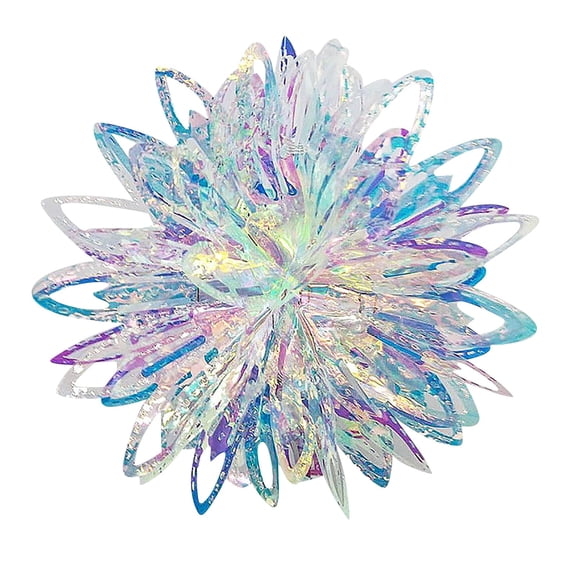 Aminojy 2024 Christmas Tree Balls Ornaments Neon Film Pendant Party Christmas Window Decoration Pendant Christmas Tree Pendant Clearance Sale!