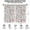 thumbnail image 2 of Blackout Kids Curtains,Math Equations Science Icons White Pattern Childrens Insulated Curtains Set Of 2,Bedroom Essentials,Toddler Room Decor 52"x84", 2 of 5