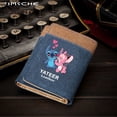 thumbnail image 4 of MINISO Disney Lilo y Stitch Cartera de lona Stitch Monedero de dibujos animados lindo para adolescentes y estudiantes Monedero largo y corto para hombres y mujeres, 4 of 5