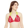 thumbnail image 3 of Effete Feline Claw Marks Scratch Strappy Triangle Bikini Top (AOP), 3 of 4