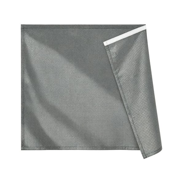Textured Polyester Window Curtain Panel for Kitchens, Helping Reduce Direct Sunlight and Screen Indoor Views for Privacy