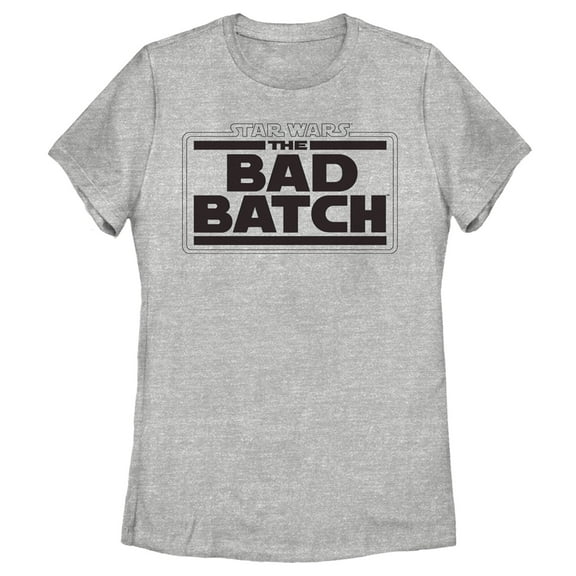 Women's Star Wars: The Bad Batch Classic Logo Graphic Tee Athletic Heather Small